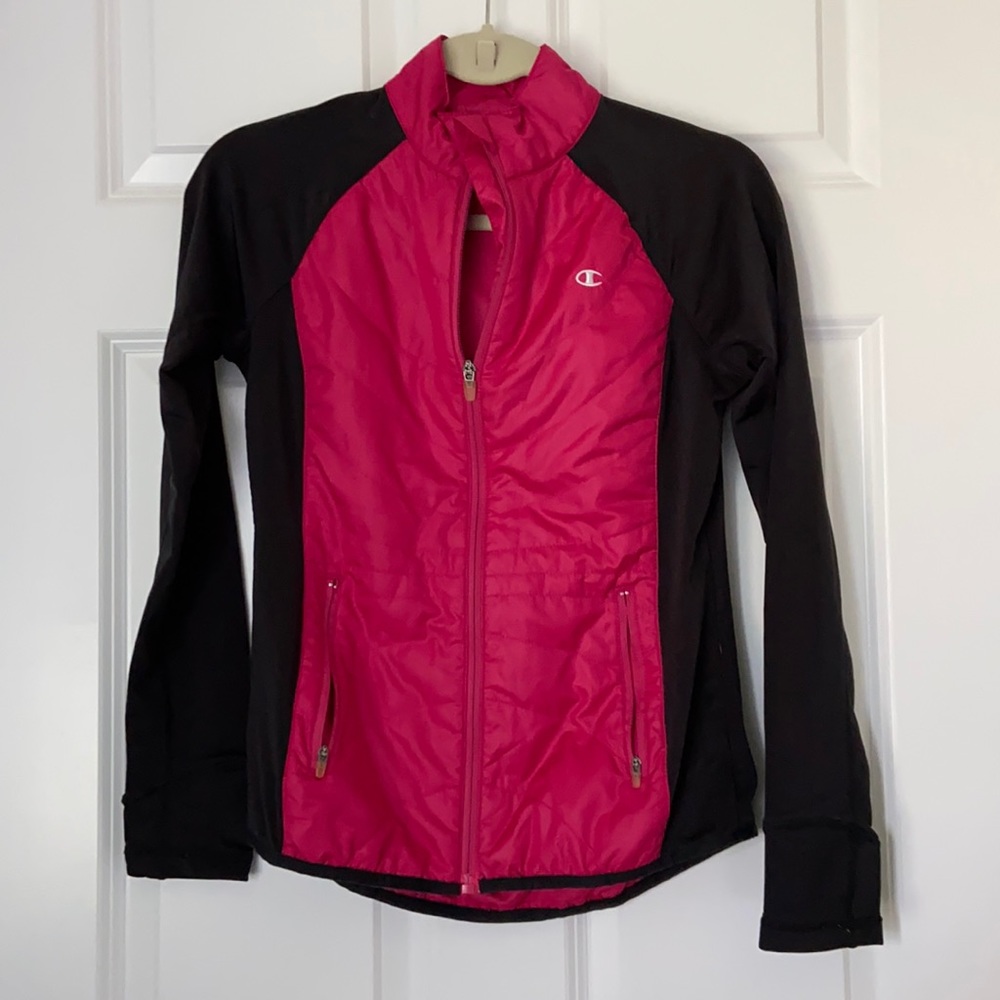 Champion zip-up jacket